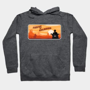 Fistful Of Goldwing pano Hoodie